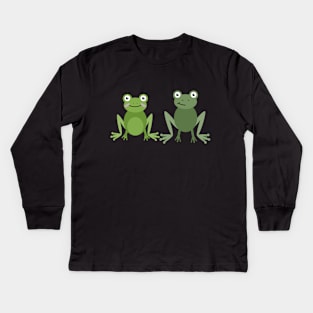 Two frogs Kids Long Sleeve T-Shirt